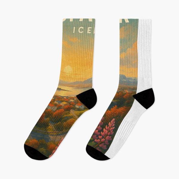 Item preview, Kópavogskirkja and Sunset Over Capital Region, Iceland designed and sold by Aryabek.