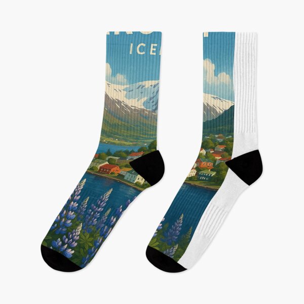 Item preview, Akureyri Coastline and Eyjafjörður Fjord, Iceland designed and sold by Aryabek.
