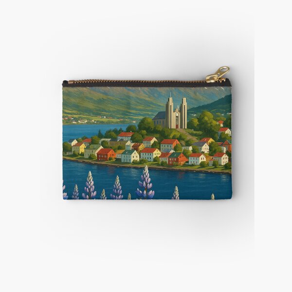 Item preview, Akureyri Coastline and Eyjafjörður Fjord, Iceland designed and sold by Aryabek.
