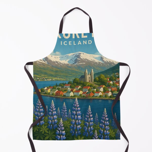 Item preview, Akureyri Coastline and Eyjafjörður Fjord, Iceland designed and sold by Aryabek.