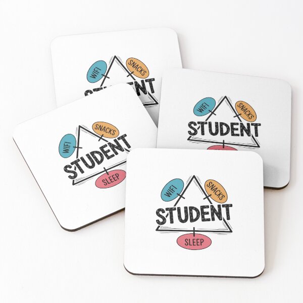 Item preview, Funny Student Triangle Wifi Sleep Snacks Shirt designed and sold by MonkiFlipp.