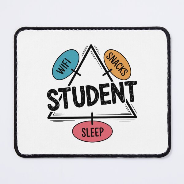Item preview, Funny Student Triangle Wifi Sleep Snacks Shirt designed and sold by MonkiFlipp.