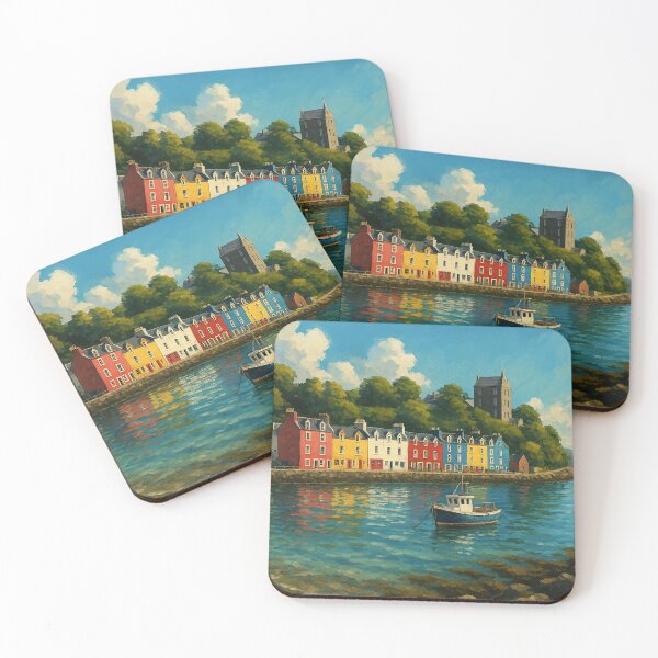 Item preview, Tobermory Harbourfront, Isle of Mull, Scotland designed and sold by Aryabek.