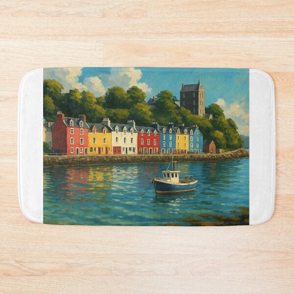 Item preview, Tobermory Harbourfront, Isle of Mull, Scotland designed and sold by Aryabek.