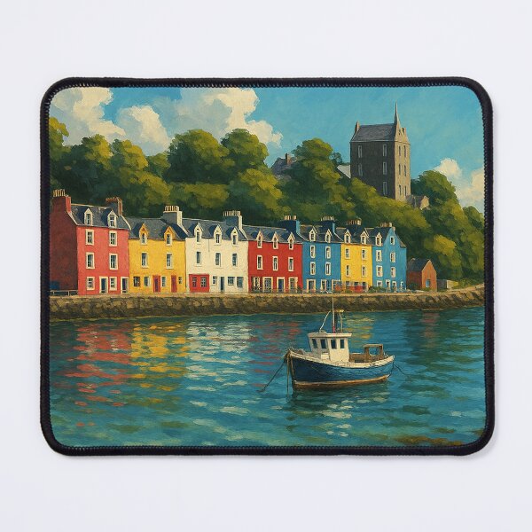 Item preview, Tobermory Harbourfront, Isle of Mull, Scotland designed and sold by Aryabek.