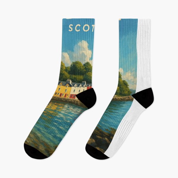 Item preview, Tobermory Harbourfront, Isle of Mull, Scotland designed and sold by Aryabek.