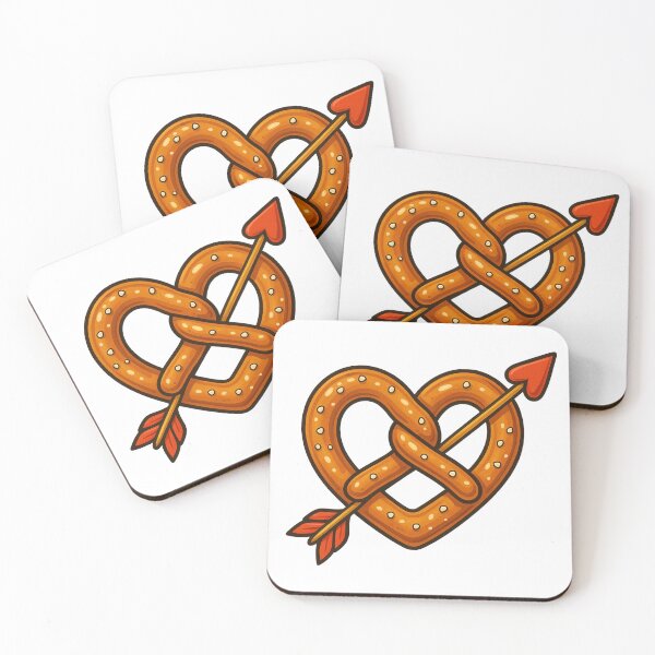 Item preview, Salty love in the shape of a pretzel designed and sold by ArtGeo68.