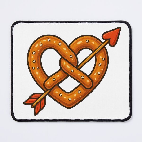 Item preview, Salty love in the shape of a pretzel designed and sold by ArtGeo68.