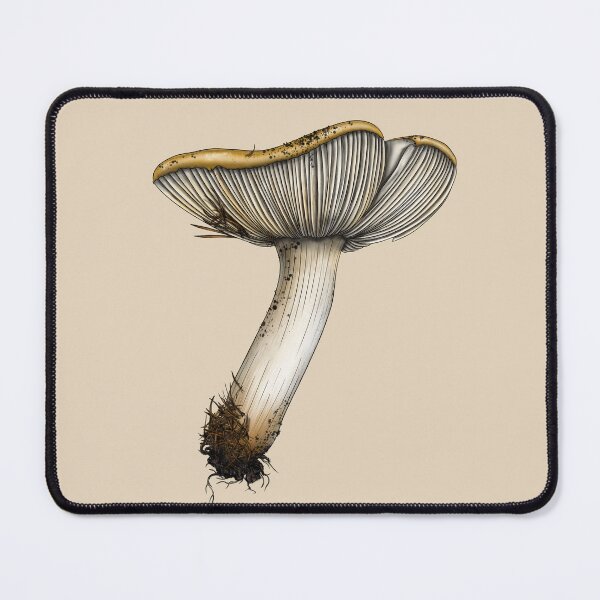 Item preview, Yellow Swamp Brittlegill Mushroom - Russula Claroflava designed and sold by TasiaZenzura.
