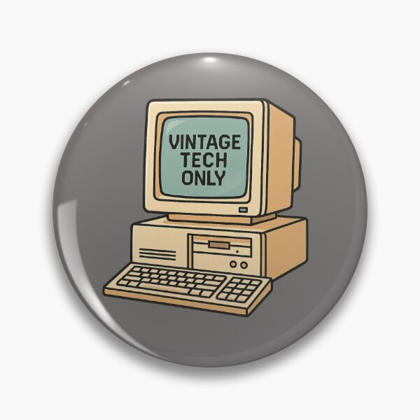 Item preview, Vintage Tech Only – Retro Computer Aesthetic for Gen Z & Y2K Vibes by ElimsArtss designed and sold by ElimsArtss.