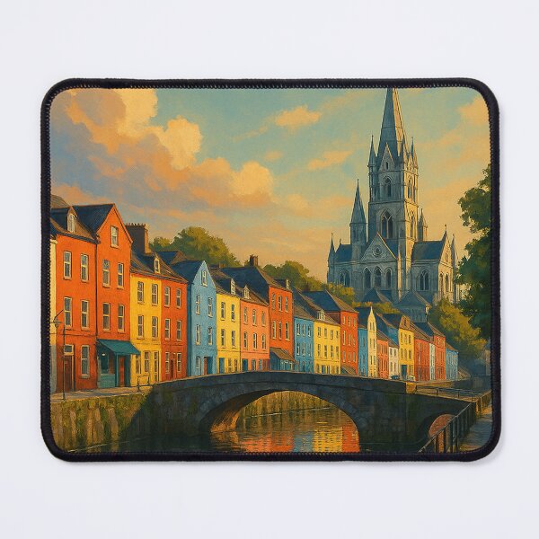 Item preview, Saint Fin Barre’s Cathedral and River Lee, Cork Ireland designed and sold by Aryabek.