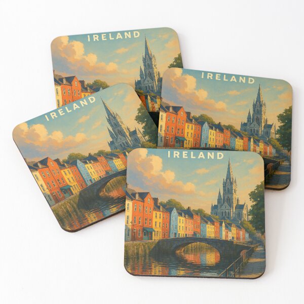 Item preview, Saint Fin Barre’s Cathedral and River Lee, Cork Ireland designed and sold by Aryabek.