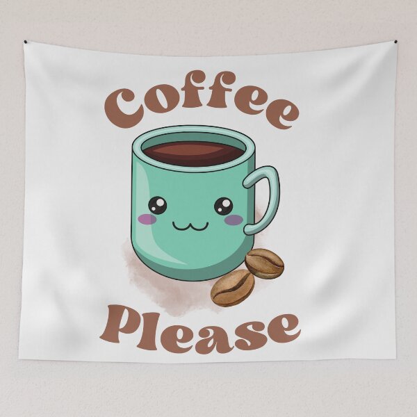 Item preview, Coffee Please Happy designed and sold by HappyLifeCreate.