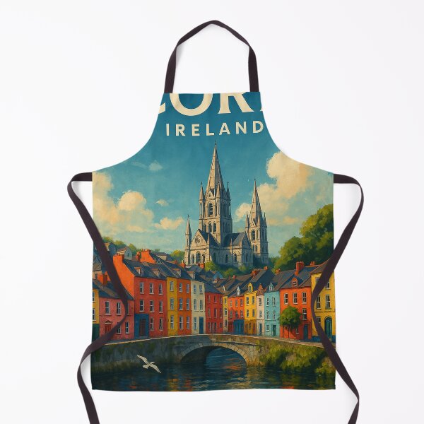 Item preview, Cork City Skyline with Cathedral, Ireland designed and sold by Aryabek.