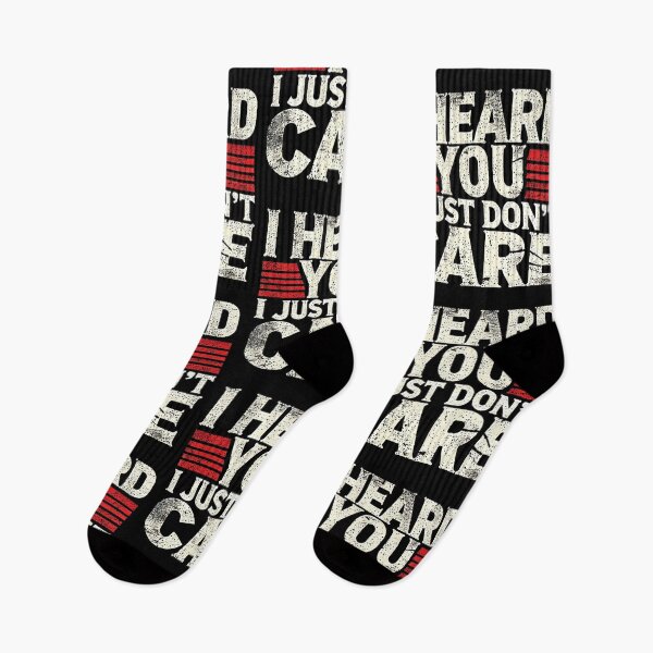 Item preview, I Heard You, I Just Don't Care - Sarcastic Bold designed and sold by ByBryteG.