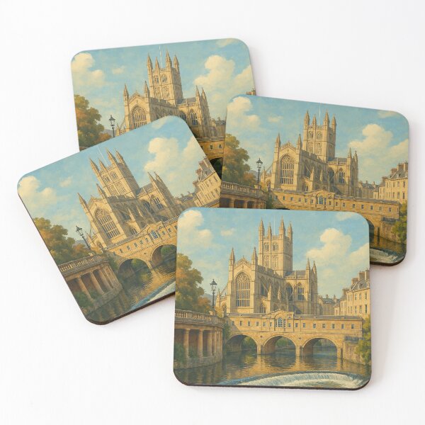 Item preview, Bath Abbey and River Avon in Somerset, England designed and sold by Aryabek.