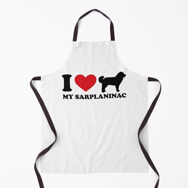 Item preview, I ❤️ My Šarplaninac – Side Silhouette Dog Lover Design designed and sold by EmeraldeaArt.