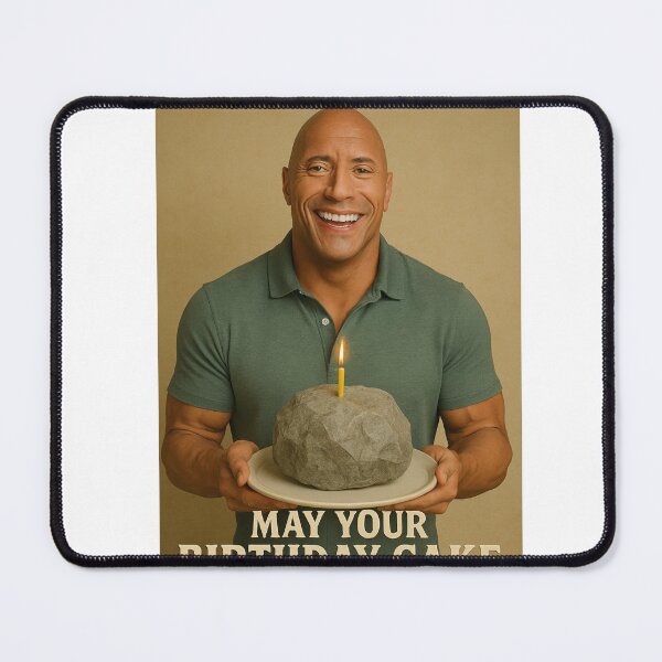 Item preview, Birthday Cake Moist Funny prank meme gift weird dwayne johnson the rock designed and sold by CheeseBlueprint.