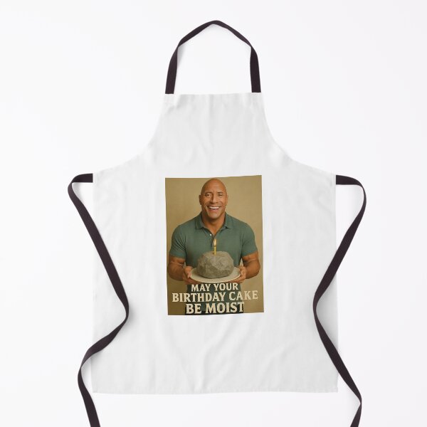 Item preview, Birthday Cake Moist Funny prank meme gift weird dwayne johnson the rock designed and sold by CheeseBlueprint.