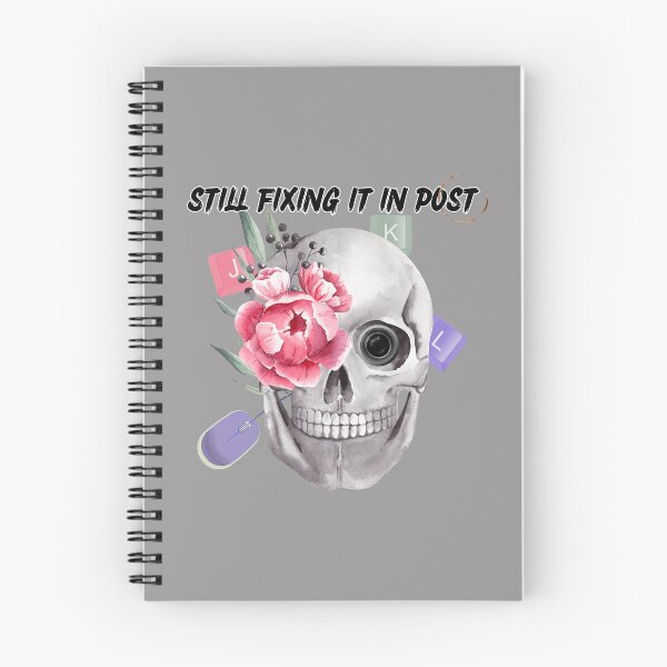 Item preview, Still Fixing It in Post – Skull Design for Editors designed and sold by jkleditor.