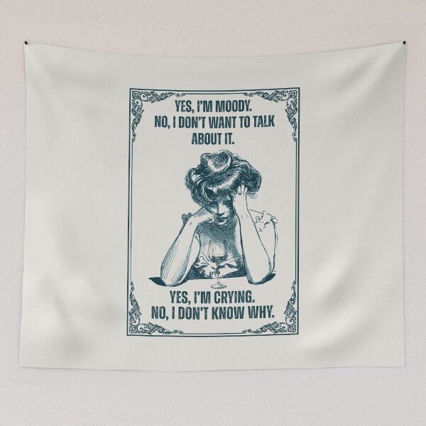 Item preview, Moody Menopausal Woman designed and sold by Anniko Art Studio.