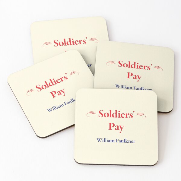 Item preview, William Faulkner, Soldiers' Pay designed and sold by CharlottePlaceArt.