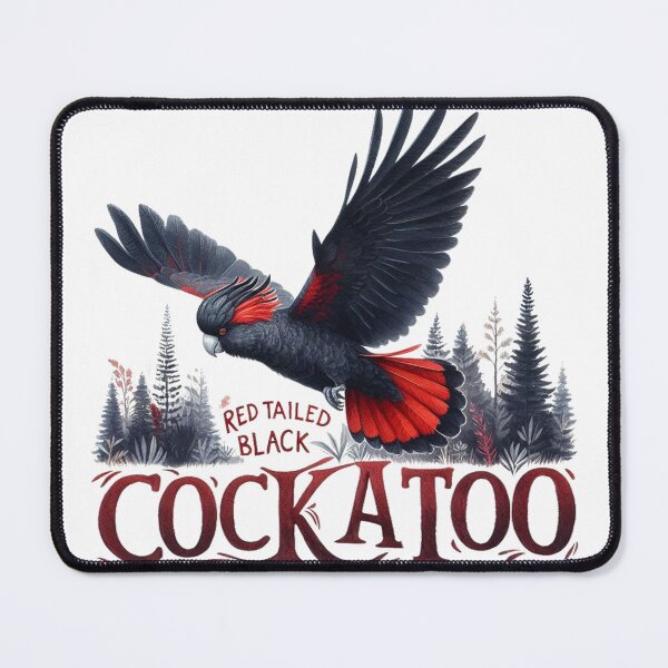 Item preview, Red Tailed Black Cockatoo, Australia Wildlife red Red Tailed Black Cockatoo designed and sold by maximinano100k.