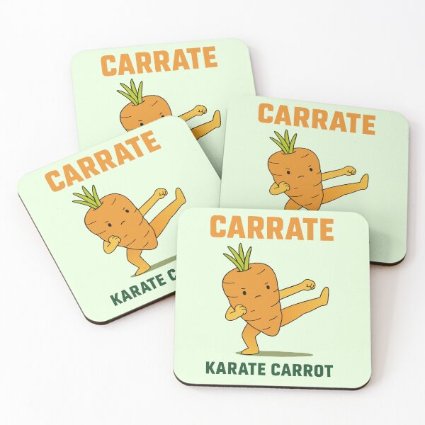 Item preview, Karate Carrot Funny Vegetable Cartoon Design designed and sold by graphicnew.
