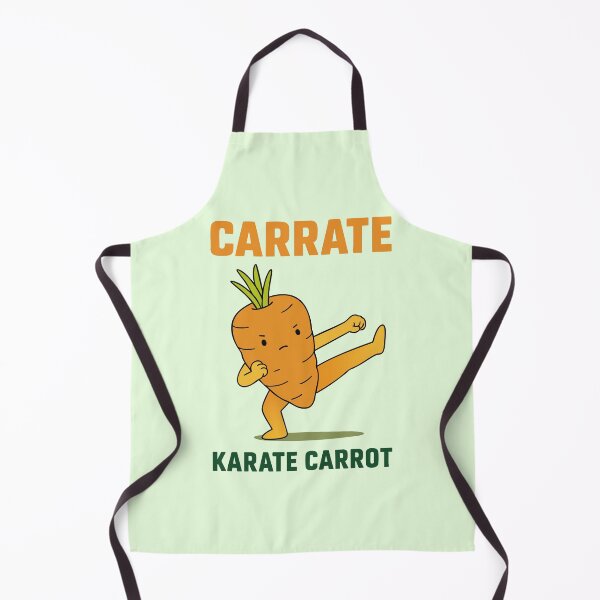 Item preview, Karate Carrot Funny Vegetable Cartoon Design designed and sold by graphicnew.