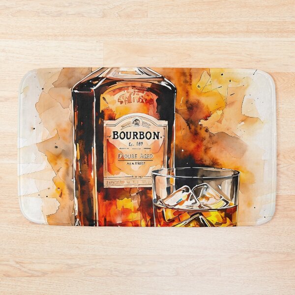 Item preview, Bourbon drink watercolor painting designed and sold by paulrommer.