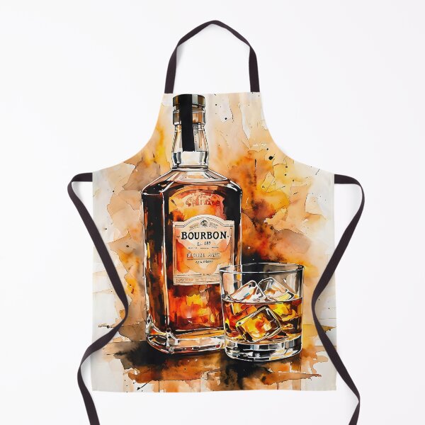 Item preview, Bourbon drink watercolor painting designed and sold by paulrommer.
