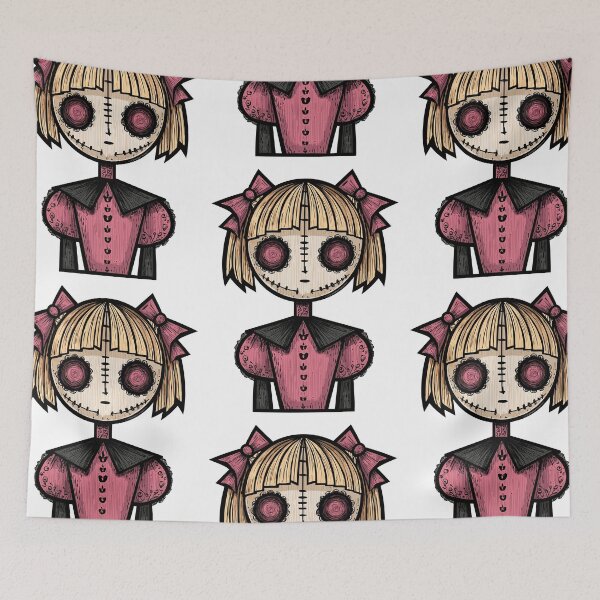 Item preview, Possessed Halloween Doll designed and sold by bapupa.