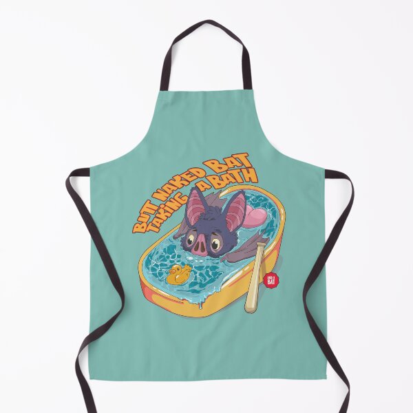 Item preview, word of the day - butt naked bat taking a bath! and a bat designed and sold by Craftsanity.