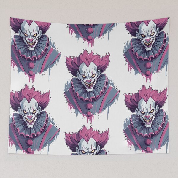 Item preview, Spooky Halloween Evil Clown designed and sold by bapupa.