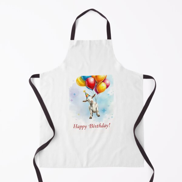 Item preview, Balloons Happy Birthday sky cute kawaii gift meme floating goat designed and sold by CheeseBlueprint.