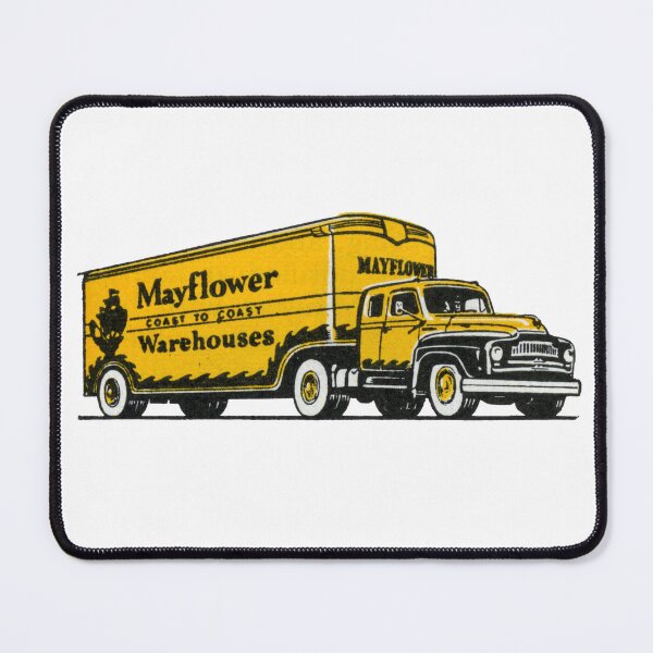 Item preview, 1950s Mayflower Moving Truck Vintage Advert - Retro Furniture Removal Poster - Classic Relocation Transport Art designed and sold by taspaul.