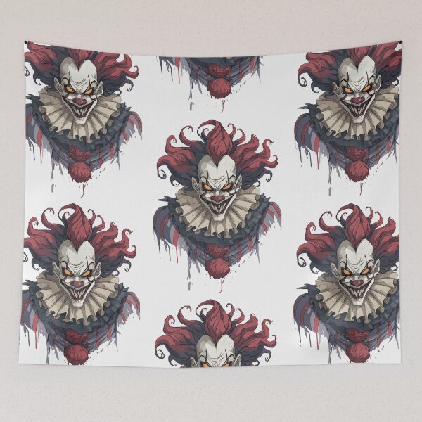 Item preview, Macabre Halloween Evil Clown designed and sold by bapupa.