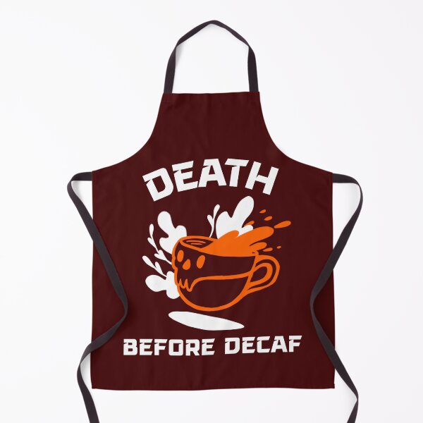 Item preview, Death Before Decaf – Bold Coffee Quote for Caffeine Addicts T-shirt designed and sold by Dbm Teeverse.