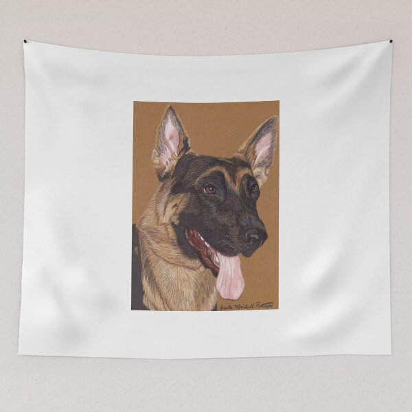 Item preview, German Shepherd Vignette designed and sold by Anita Putman.