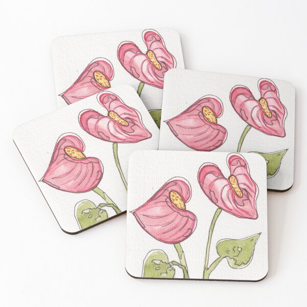 Item preview, Anthurium Flower designed and sold by Kirsten Robinson Art.