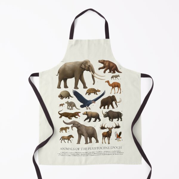 Item preview, Animals of the Pleistocene Identification Illustration Art designed and sold by kakarikihill.