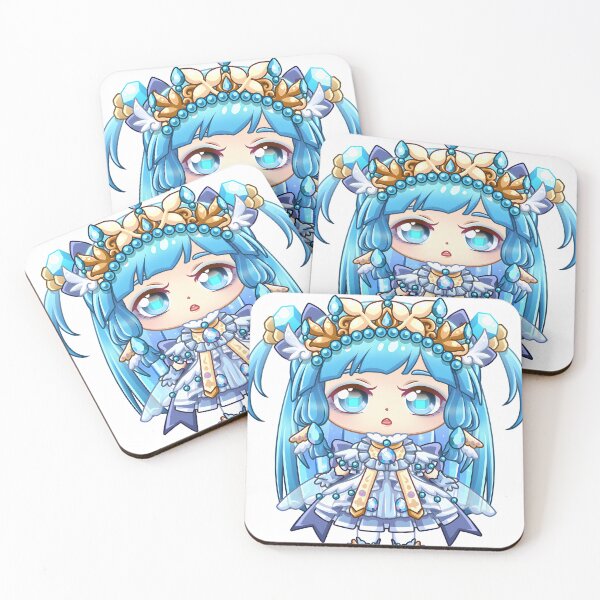 Item preview, Aquamarine Princess Doll – Birthstone Chibi Series (March) designed and sold by NokapiArtByMe.