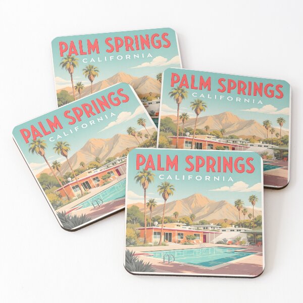 Item preview, Palm Springs California Retro Travel  designed and sold by kacperartdesign.
