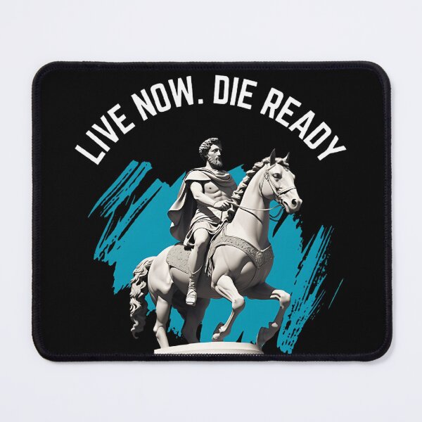 Item preview, Live Now, Die Ready - Stoic Philosopher Marcus Aurelius Art designed and sold by LexaArtworks.