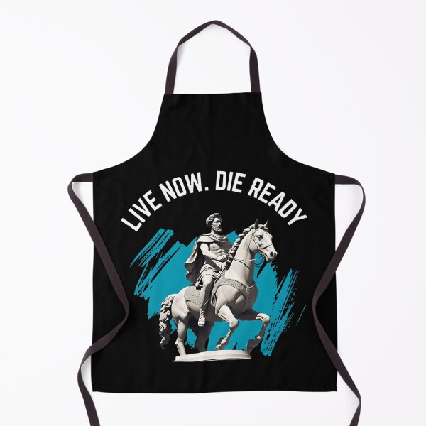 Item preview, Live Now, Die Ready - Stoic Philosopher Marcus Aurelius Art designed and sold by LexaArtworks.
