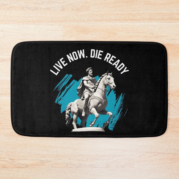Item preview, Live Now, Die Ready - Stoic Philosopher Marcus Aurelius Art designed and sold by LexaArtworks.
