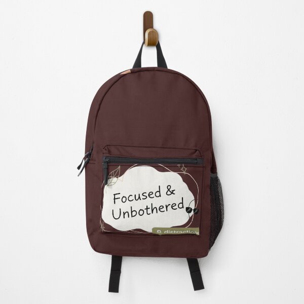 Item preview, Focused and Unbothered- Study Motivation Sticker designed and sold by MikokoDesigns.