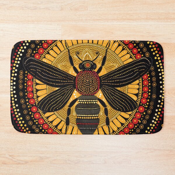 Item preview, Aboriginal Inspired Dot Art - Queen Bee designed and sold by GrinGalore.