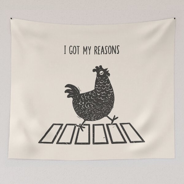Item preview, Why Did The Chicken Cross The Road? designed and sold by lauragraves.