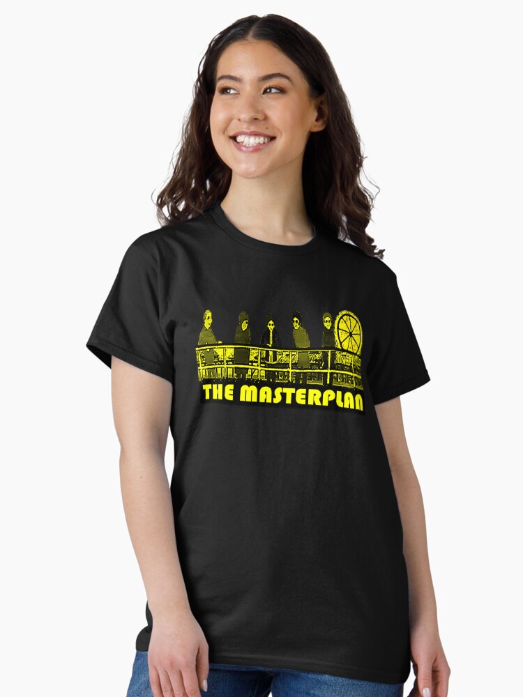 Thumbnail 2 of 7, Classic T-Shirt, The Masterplan Oasis Lemon Yellow designed and sold by JOSIALOGAN.